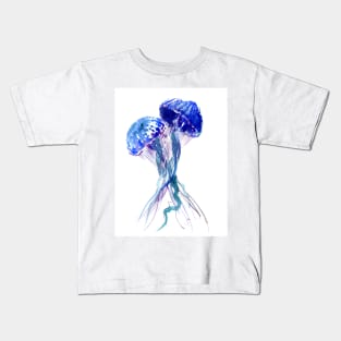 JellyFish, Blue Aqua decor Kids T-Shirt